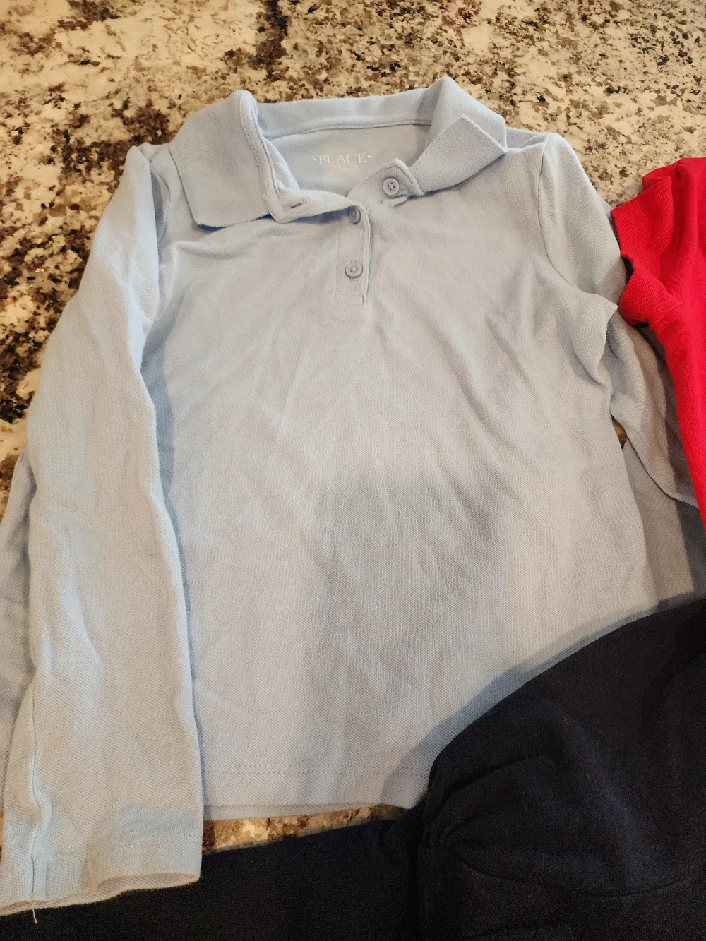 The Children's Place Kids Polo Lot - Pink, Navy, Royal Blue, Light Blue